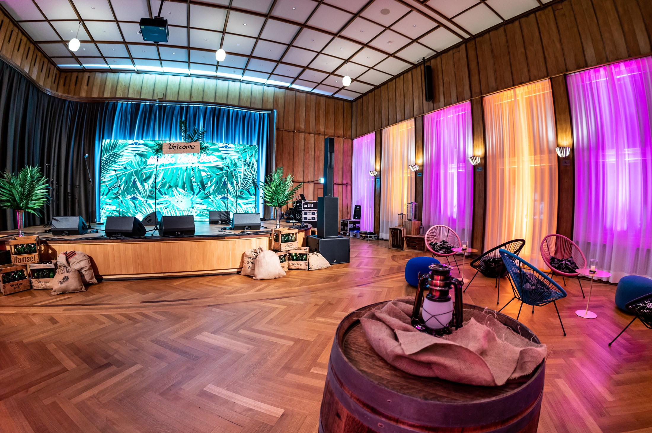 Dekoration und Setgestaltung im Kongresshaus Zürich